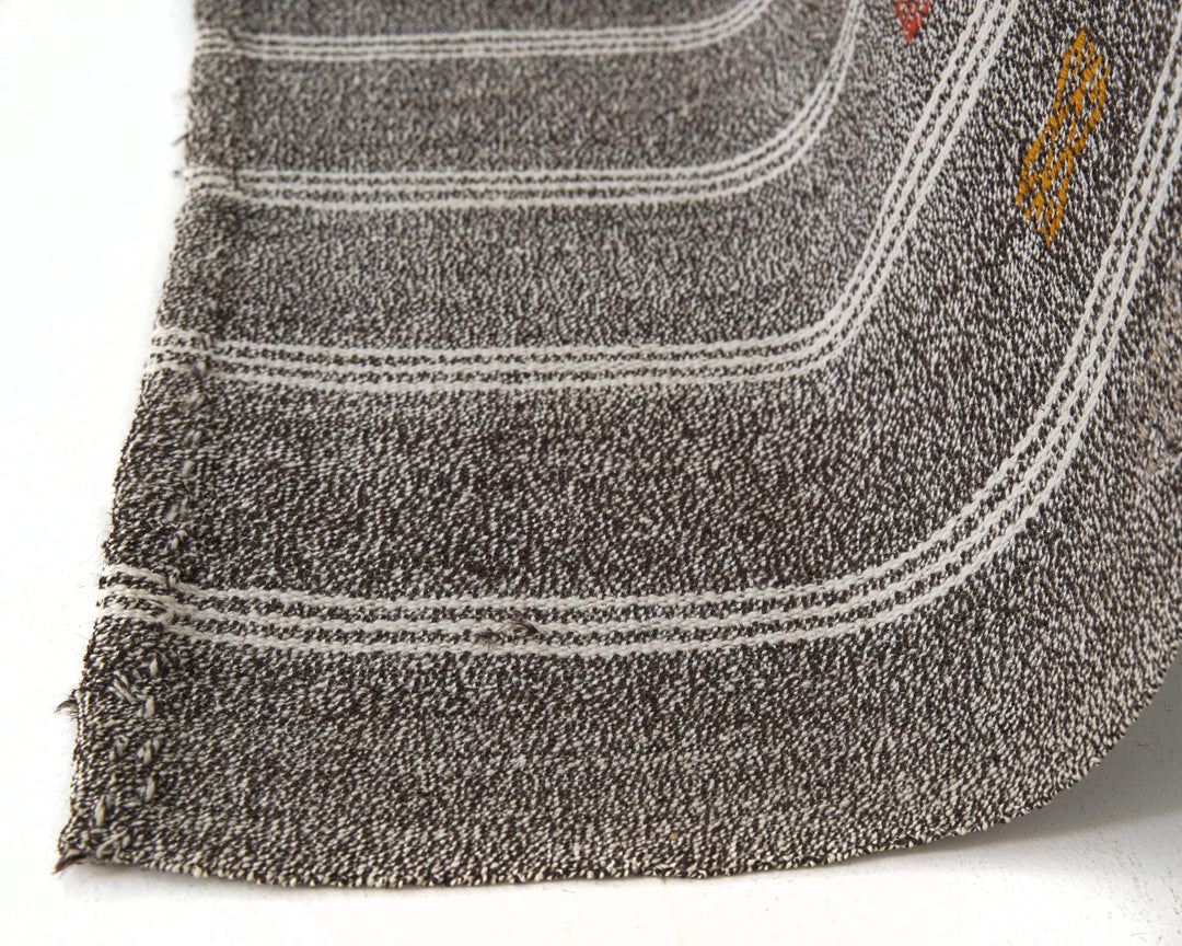 Gray Kilim Rug 6' 2" x 7' 3" | No. VR97496