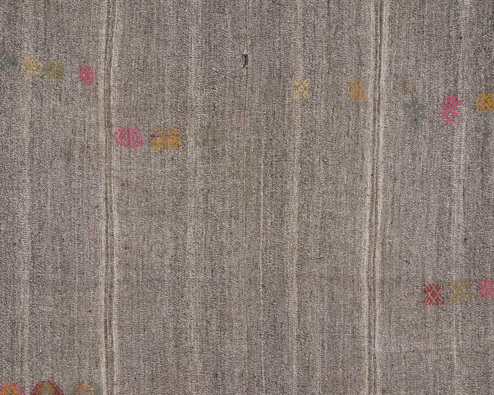 Gray Kilim Rug 6' 8" x 8' 6" | No. VR44216