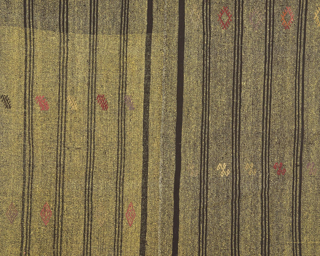 Yellow Kilim Rug 5' 7" x 8' 4" | No. VR61496