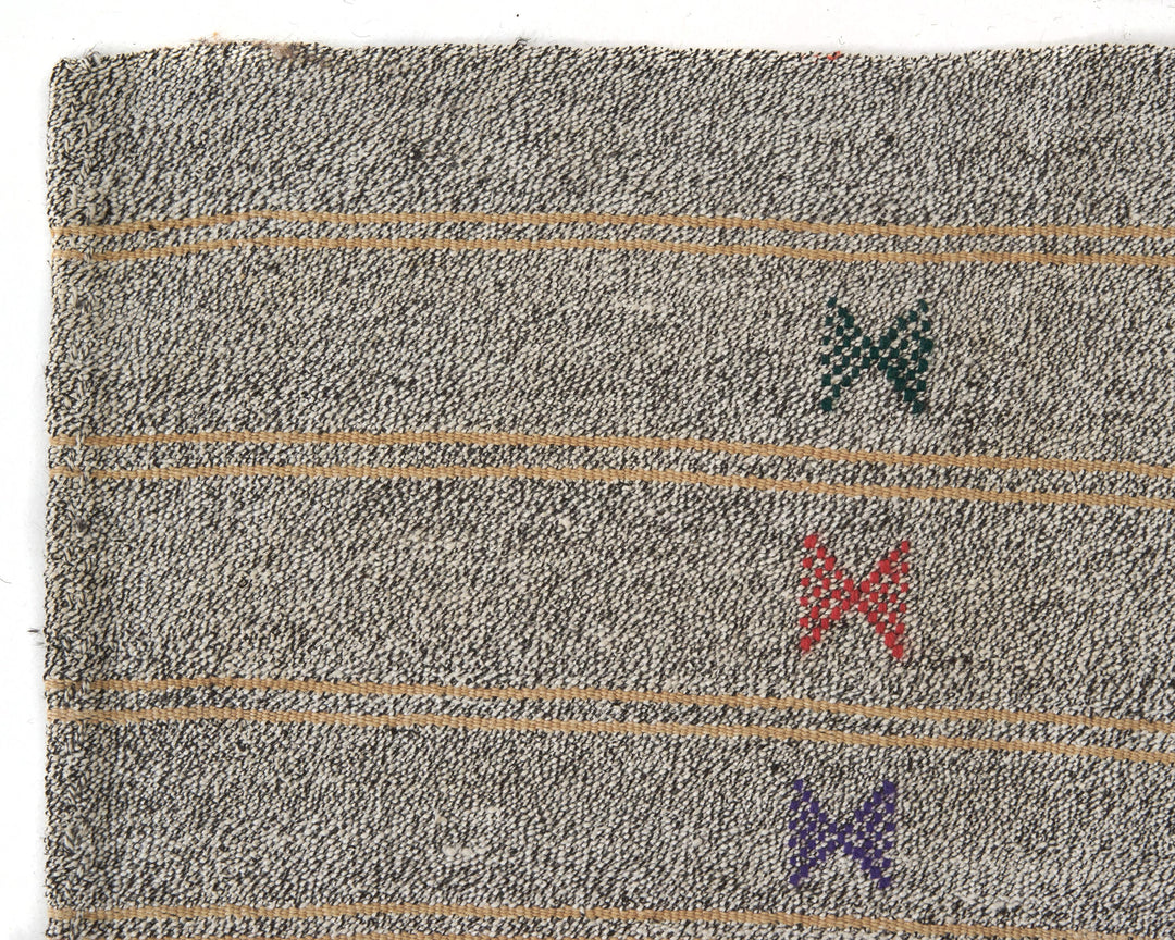 Gray Kilim Rug 5' 7" x 8' 6" | No. VR15060