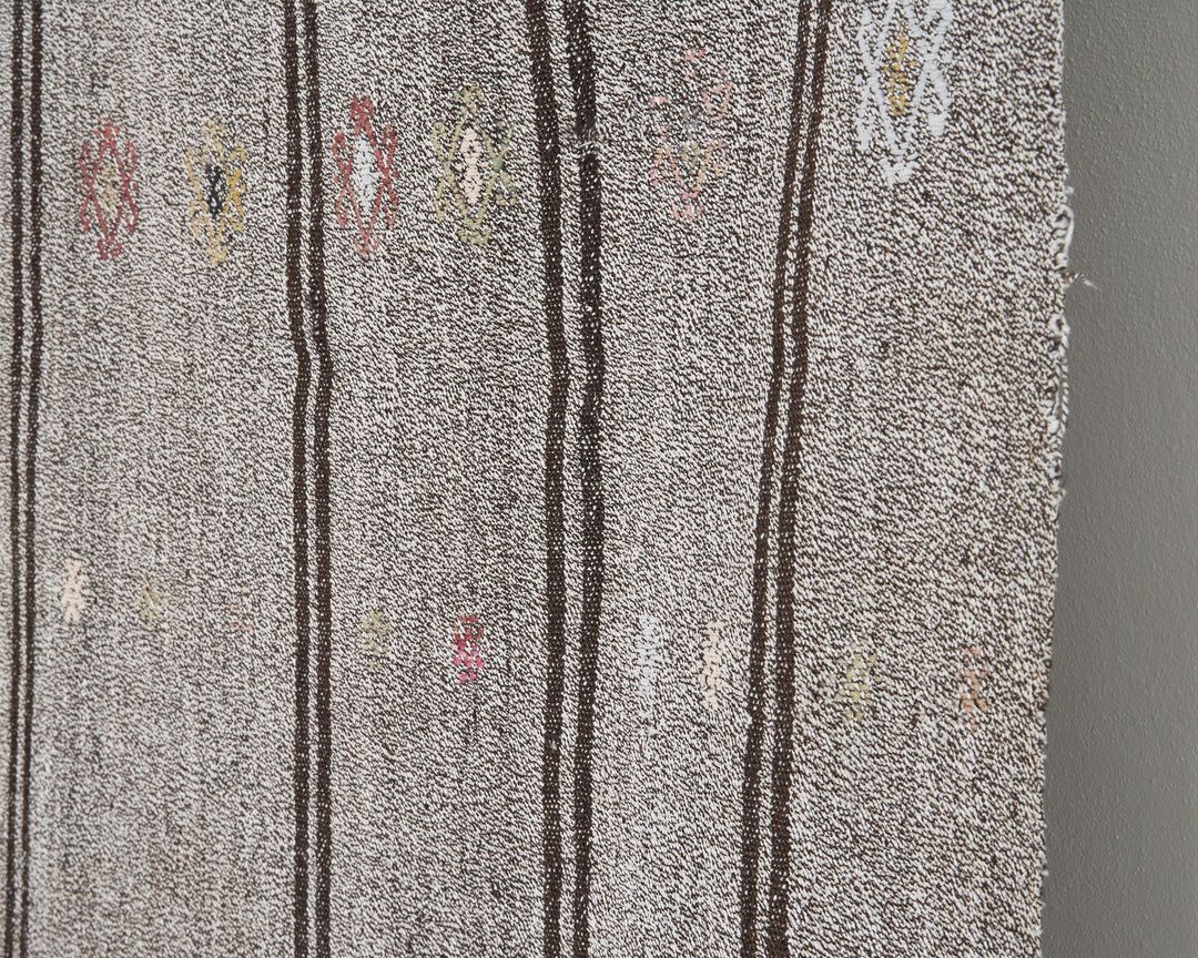 Gray Kilim Rug 6' x 9' 2" | No. VR99171