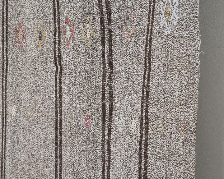 Gray Kilim Rug 6' x 9' 2" | No. VR99171