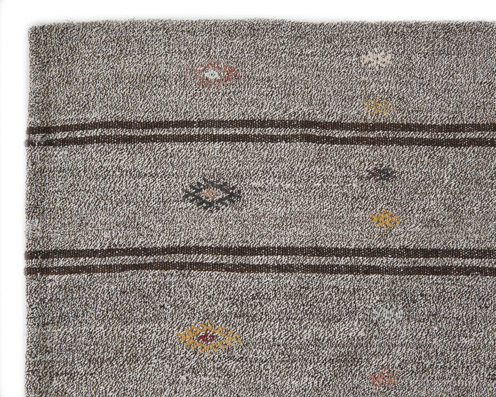 Gray Kilim Rug 6' x 9' 2" | No. VR99171