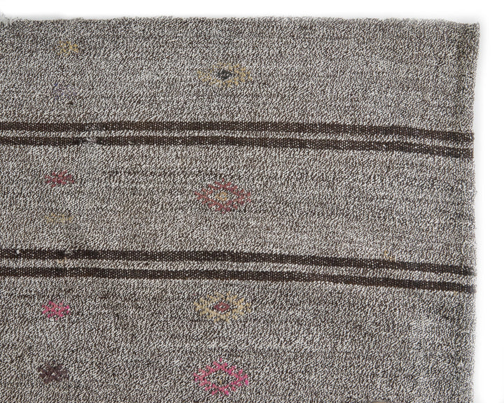 Gray Kilim Rug 6' x 9' 2" | No. VR99171