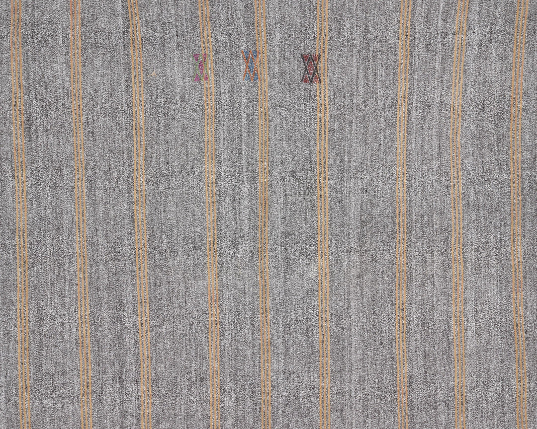 Gray Kilim Rug 6' 3" x 6' 6" | No. VR50442