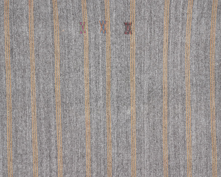 Gray Kilim Rug 6' 3" x 6' 6" | No. VR50442