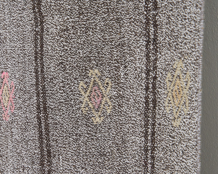 Gray Kilim Rug 6' 1" x 7' 2" | No. VR12592
