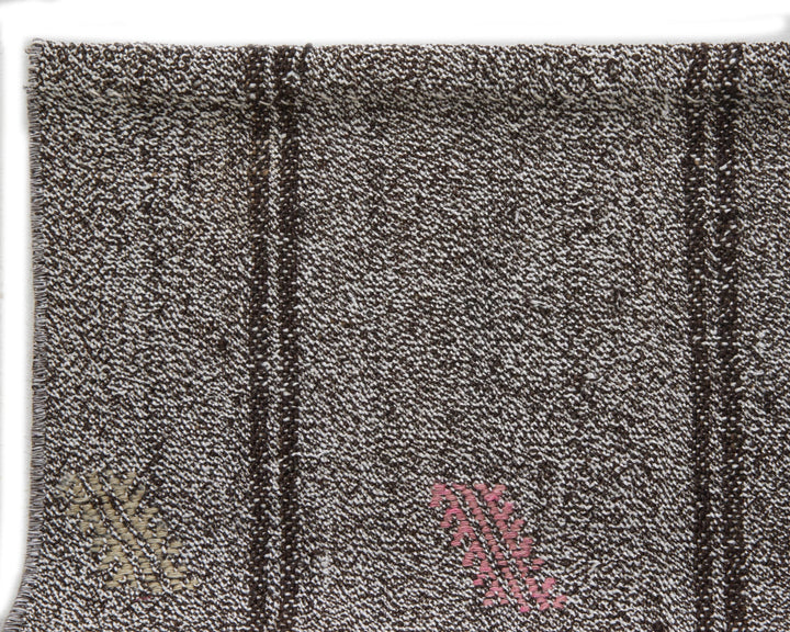 Gray Kilim Rug 6' 1" x 7' 2" | No. VR12592