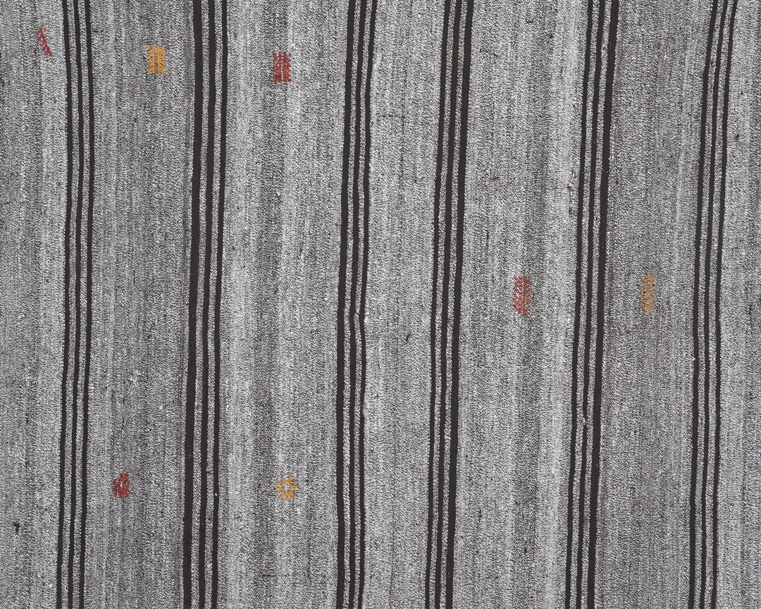 Gray Kilim Rug 5' 7" x 8' 6" | No. VR98043