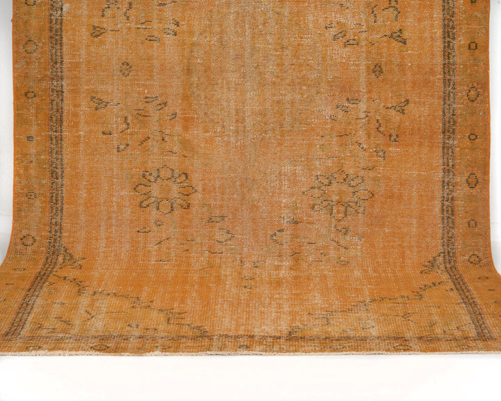 Orange Vintage Turkish Rug 5' 5" x 9' | No. VR47631