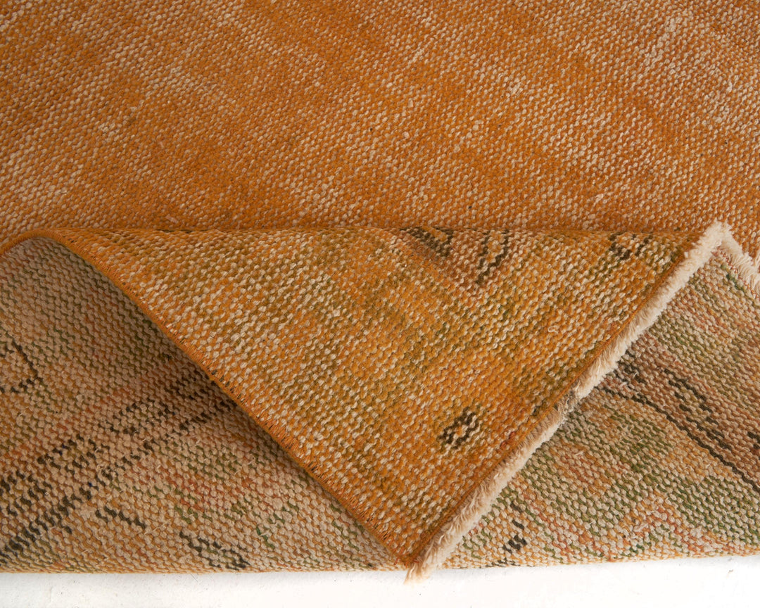 Orange Vintage Turkish Rug 5' 5" x 9' | No. VR47631