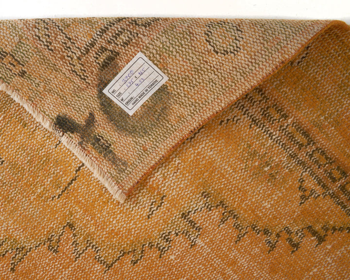 Orange Vintage Turkish Rug 5' 5" x 9' | No. VR47631