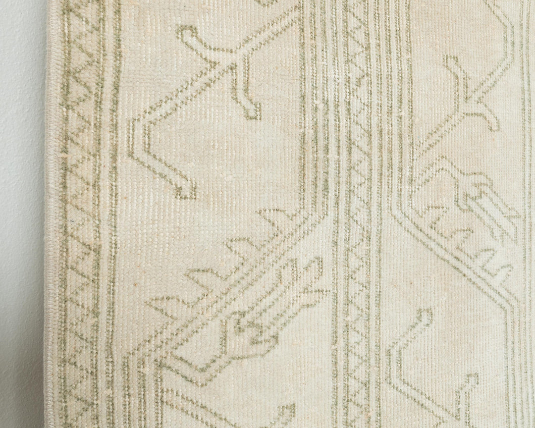 Beige Oushak Rug 5' 11" x 9' 2" | No. VR64043