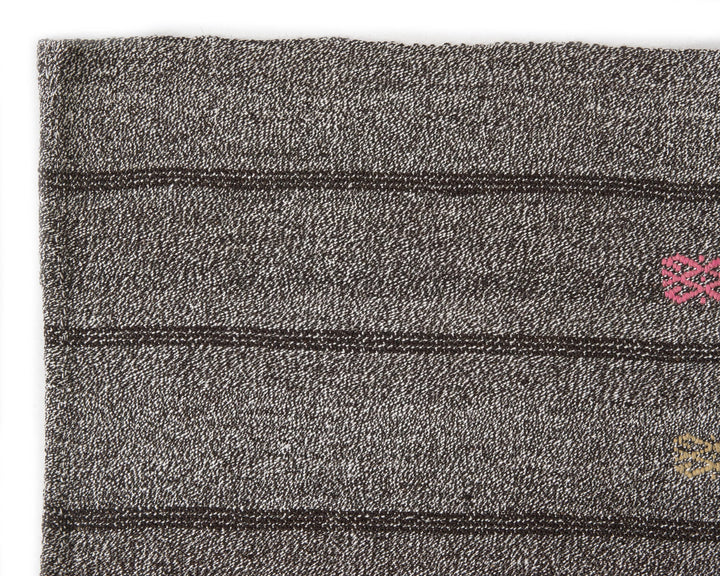 Gray Kilim Rug 6' 1" x 8' 4" | No. VR57790