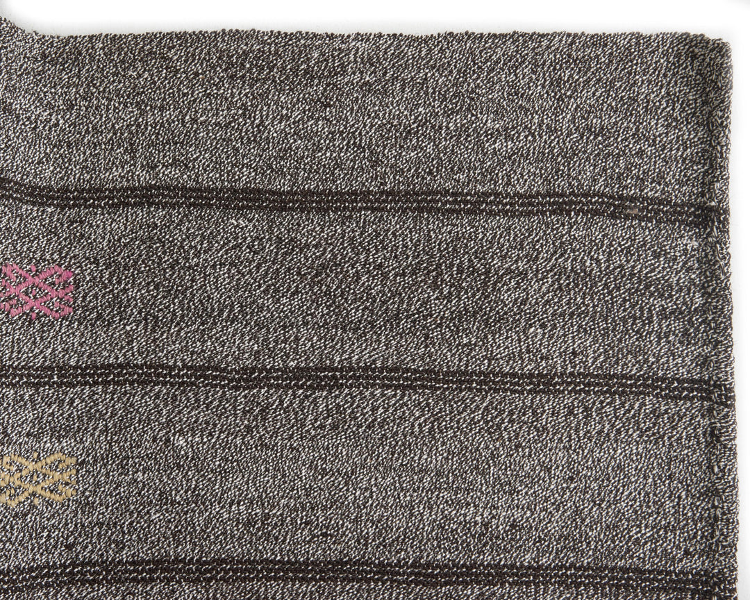 Gray Kilim Rug 6' 1" x 8' 4" | No. VR57790