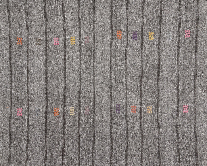 Gray Kilim Rug 6' 1" x 8' 4" | No. VR57790