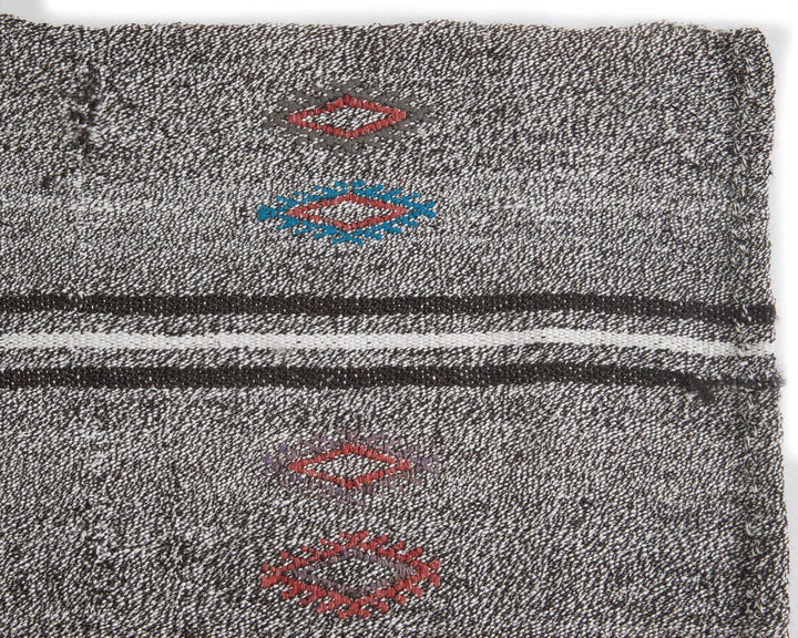 Gray Kilim Rug 6' 1" x 9' | No. VR76286
