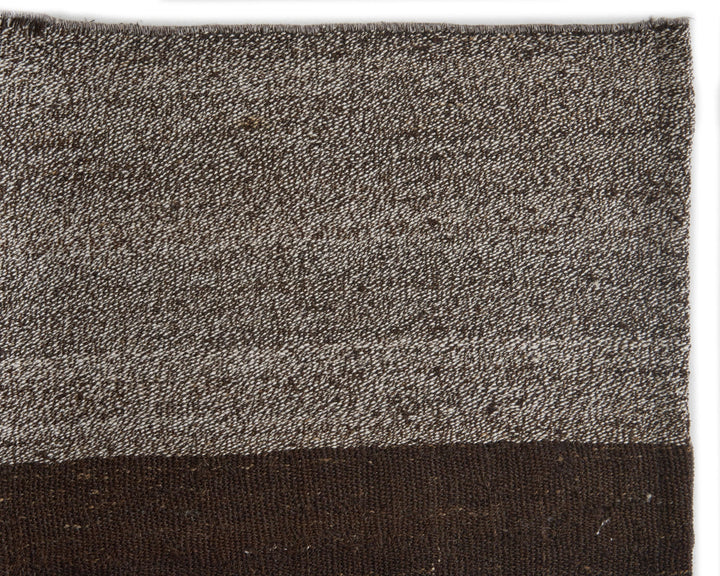 Black Kilim Rug 6' 5" x 8' 2" | No. VR72833