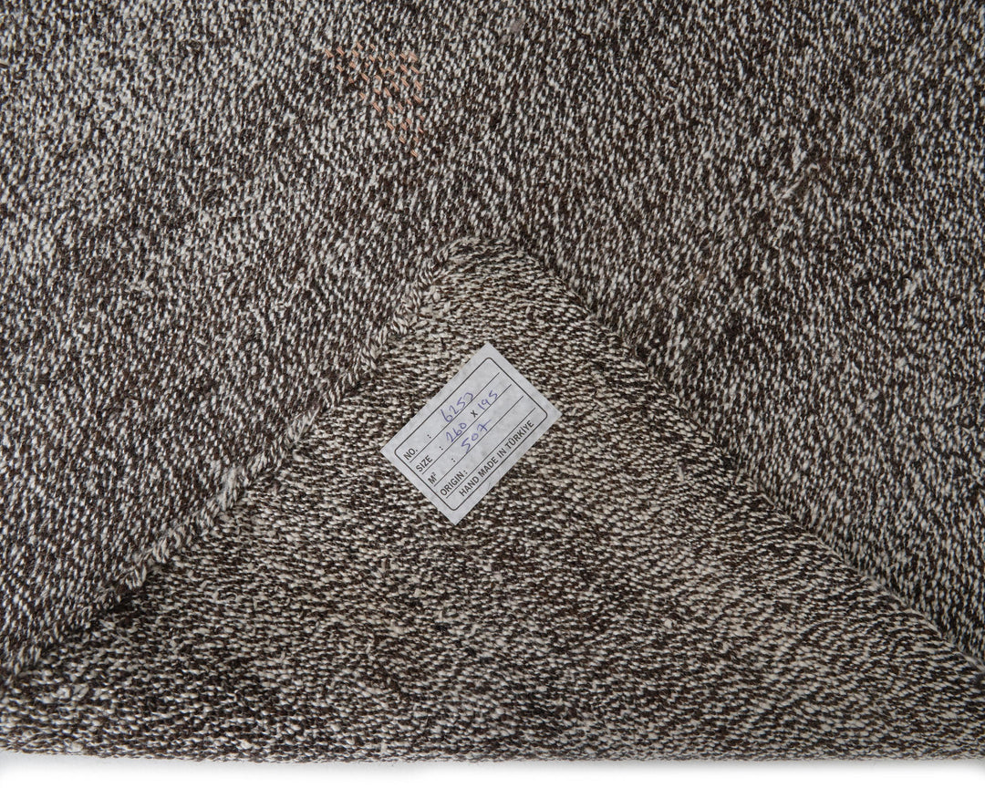 Gray Kilim Rug 6' 5" x 8' 6" | No. VR94044