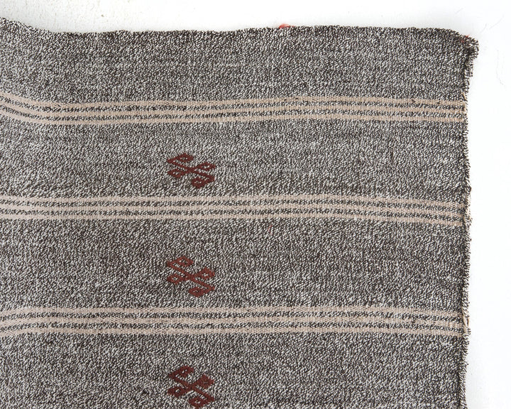 Gray Kilim Rug 6' 11" x 8' 4" | No. VR58075