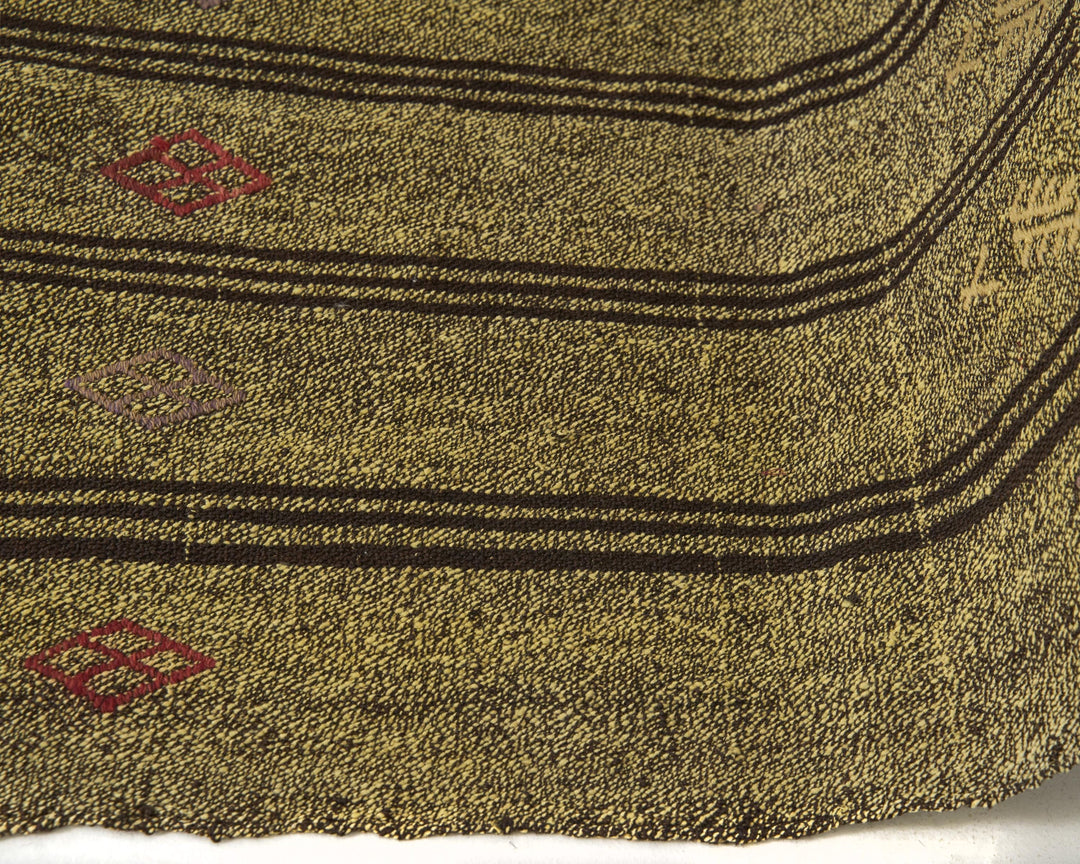 Yellow Kilim Rug 5' 7" x 8' 4" | No. VR61496