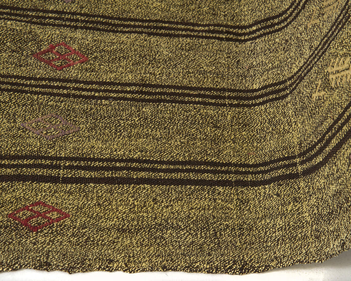 Yellow Kilim Rug 5' 7" x 8' 4" | No. VR61496