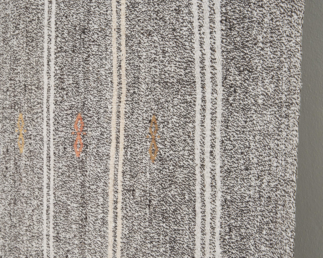 Gray Kilim Rug 7' 1" x 8' 4" | No. VR78175