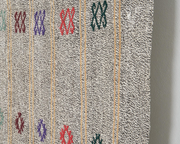 Gray Kilim Rug 5' 7" x 8' 6" | No. VR15060