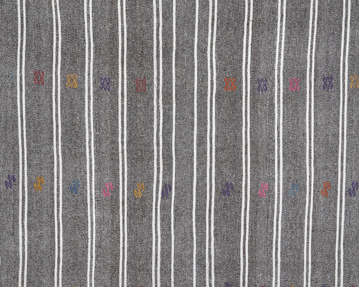 Gray Kilim Rug 5' 8" x 7' | No. VR48809
