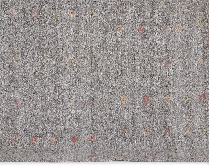 Gray Kilim Rug 6' 1" x 7' 2" | No. VR26208