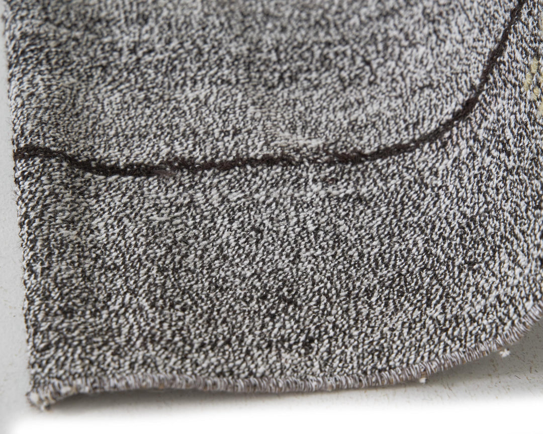 Gray Kilim Rug 6' 9" x 7' 2" | No. VR27840