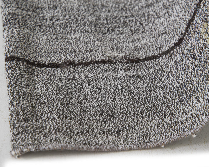 Gray Kilim Rug 6' 9" x 7' 2" | No. VR27840