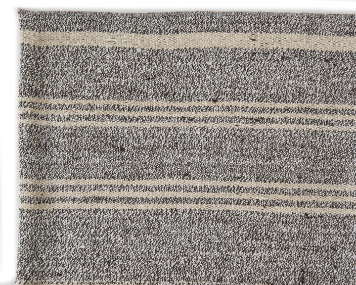 Gray Kilim Rug 6' 4" x 7' 11" | No. VR38013