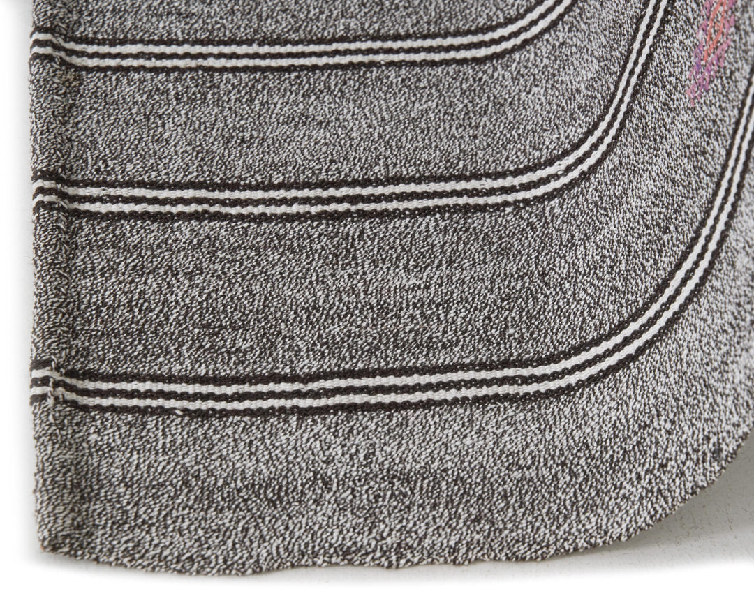 Gray Kilim Rug 6' 1" x 7' 4" | No. VR39816
