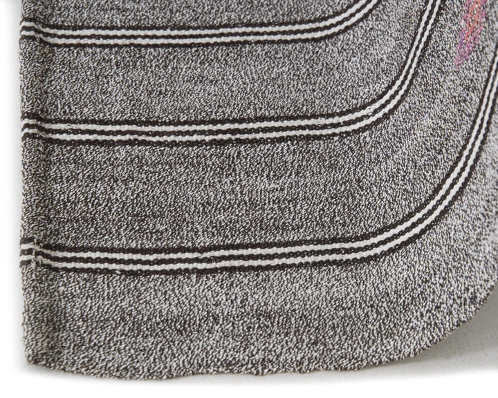 Gray Kilim Rug 6' 1" x 7' 4" | No. VR39816