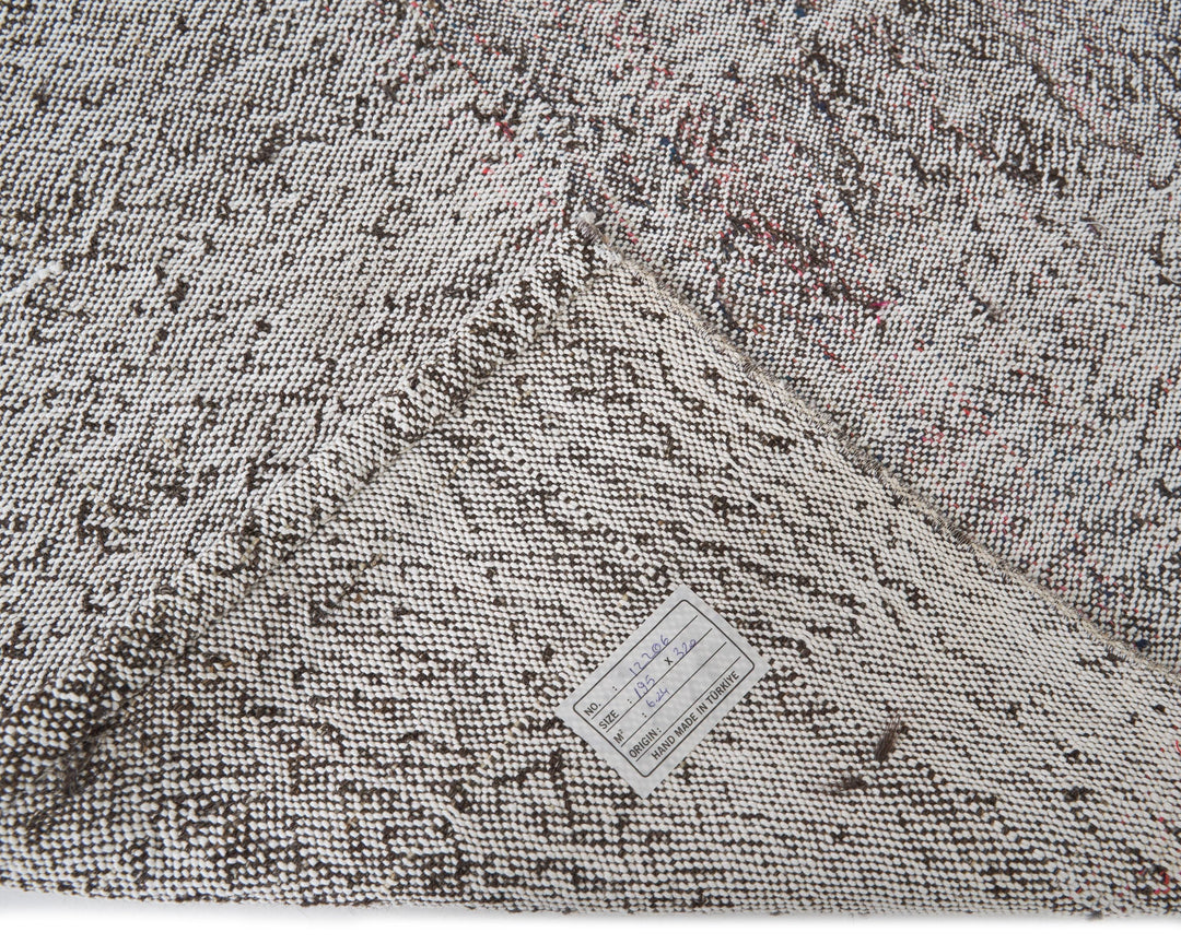 Gray Kilim Rug 6' 5" x 10' 6" | No. VR29025