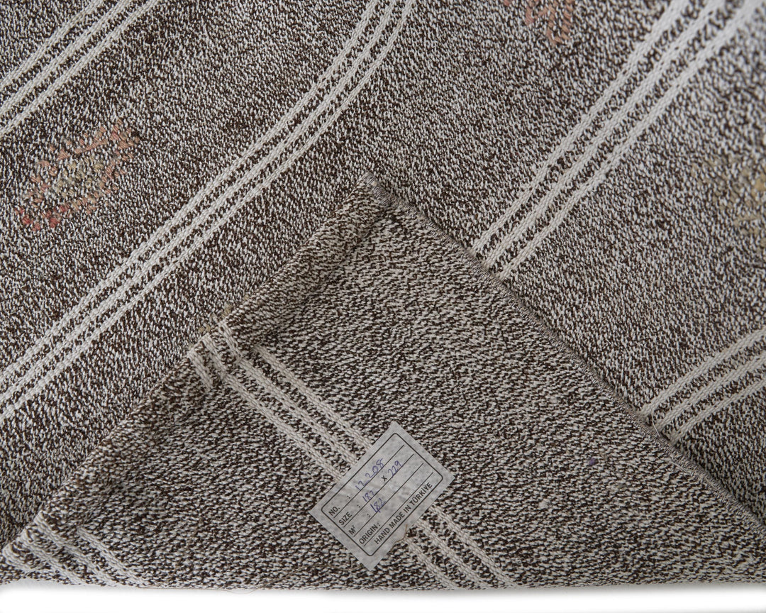 Gray Kilim Rug 6' x 7' 6" | No. VR51594