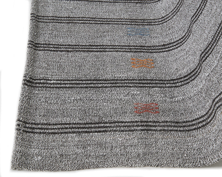 Gray Kilim Rug 6' 2" x 7' 11" | No. VR16671