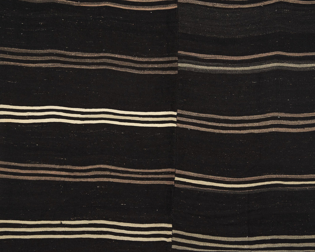 Brown Kilim Rug 7' 5" x 13' 3" | No. VR26686