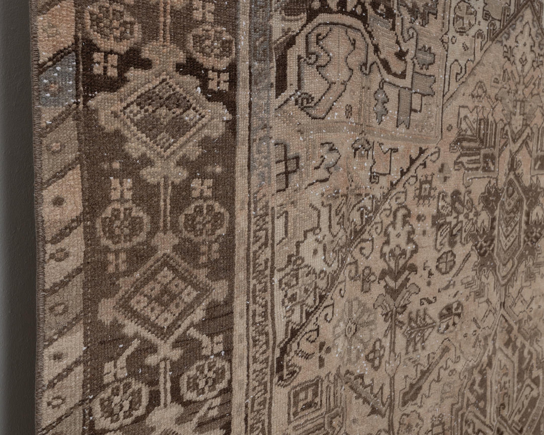 Beige Oushak Rug 9' x 12' 4" | No. VR30788