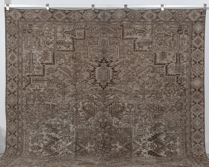 Neutral Oushak Rug 9' 5" x 12' 4" | No. VR87354