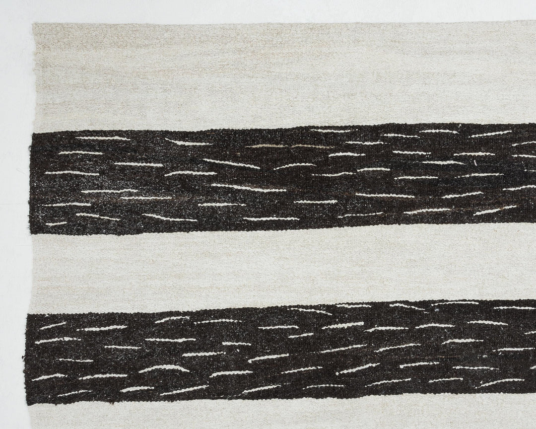 Black Kilim Rug 10' x 13' 3" | No. VR18726