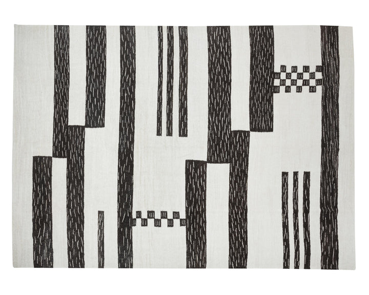 Black Kilim Rug 10' x 13' 3" | No. VR18726