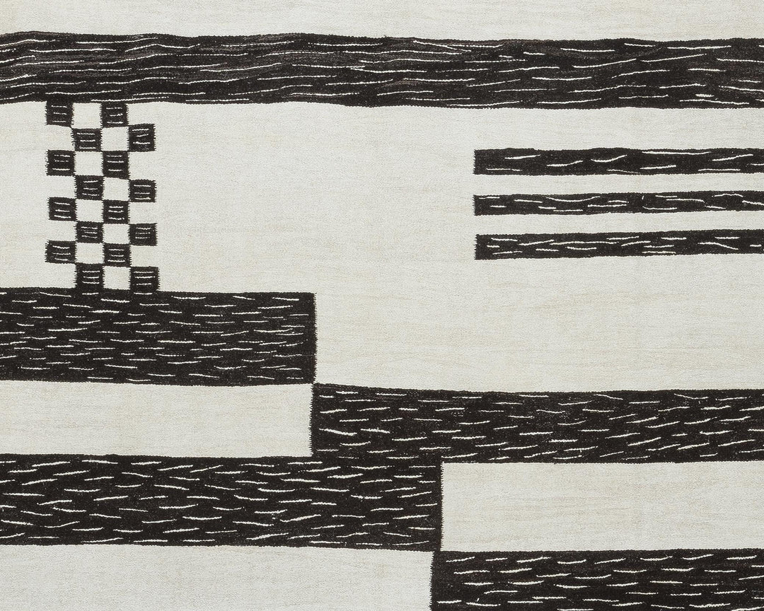 Black Kilim Rug 10' x 13' 3" | No. VR18726