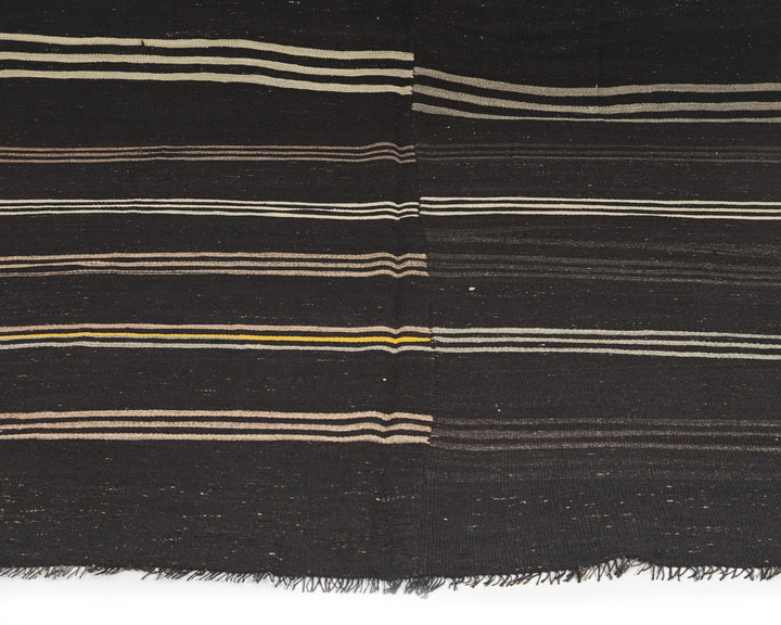 Brown Kilim Rug 7' 5" x 13' 3" | No. VR26686