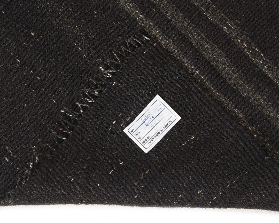 Brown Kilim Rug 7' 5" x 13' 3" | No. VR26686