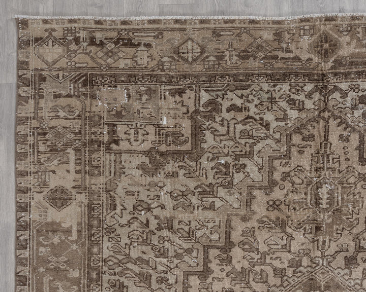 Neutral Oushak Rug 6' 11" x 10' 5" | No. VR54550