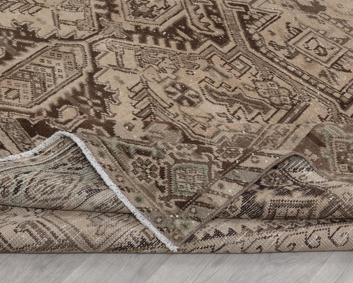Beige Oushak Rug 9' x 12' 4" | No. VR30788