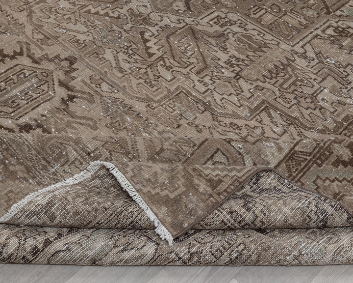 Neutral Oushak Rug 9' 5" x 12' 4" | No. VR87354