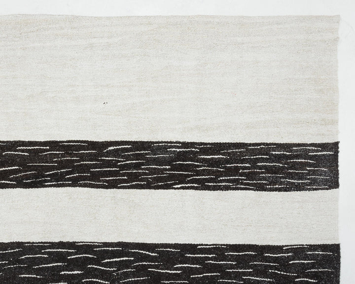 Black Kilim Rug 10' x 13' 3" | No. VR18726